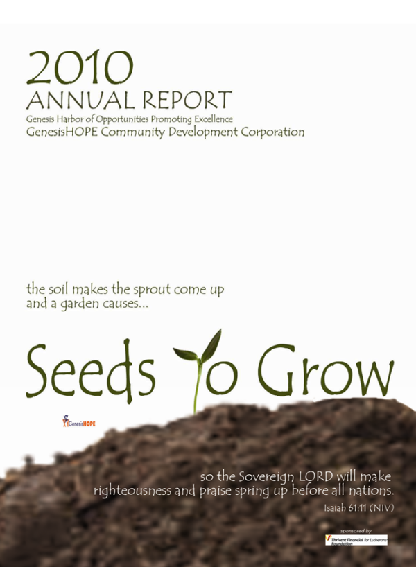 GenesisHOPE 2010 Annual Report